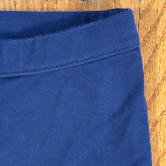 Janie and Jack Blue Leggings with Rose Girls Size 8 - Picture 4 of 5